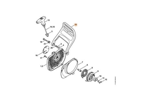 Ručka kočnice MS 382 STIHL