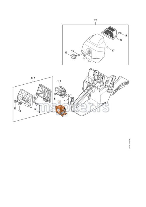 Karburator MS 382 STIHL