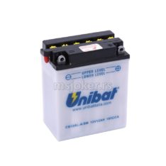 Akumulator UNIBAT 12V 12Ah sa kiselinom CB12AL-ASM desni plus (134x80x160) 165A
