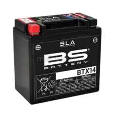 Akumulator BS 12V 12Ah gel BTX14-FA levi (150x87x145)