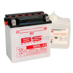Akumulator BS 12V 9Ah sa kiselinom BB9L-A2 desni plus (135x75x139) 100A